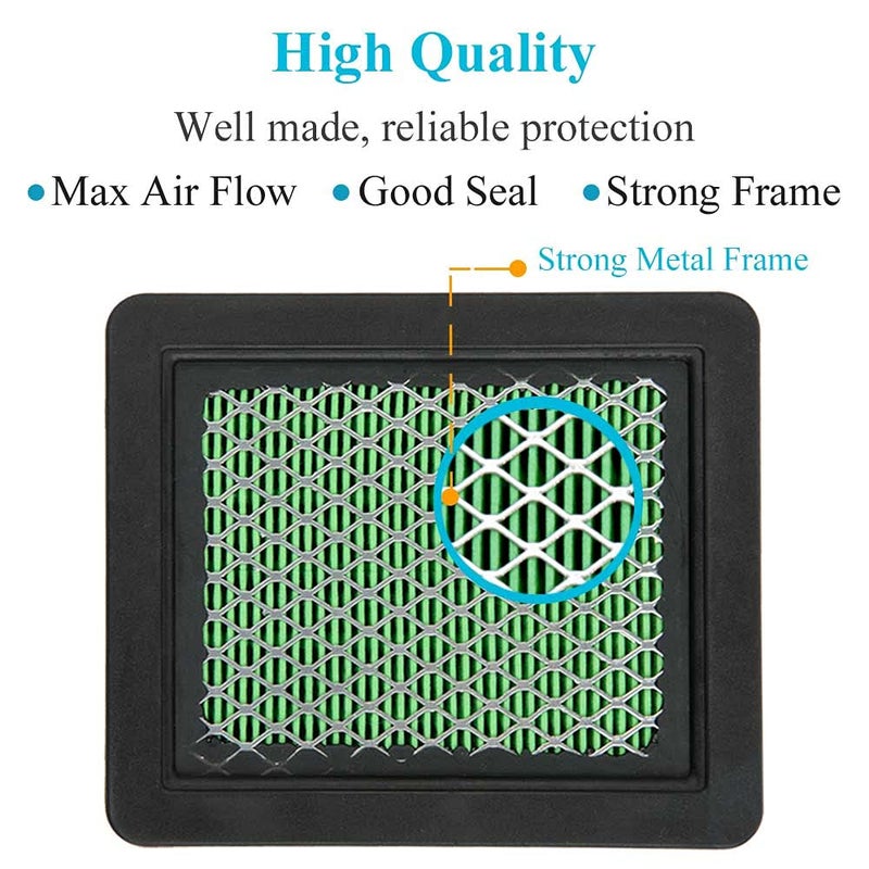 HOODELL GCV160 Air Filter Tune Up Kit for Honda GCV190 GC190 GC160 GX100 Engine HRC216 HRR216 HRR2169VKA HRX217 Lawn Mower, Replace GCV160 Spark Plug 17211-ZL8-023 Air Cleaner - Image 5